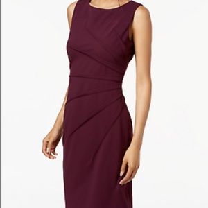 Calvin Klein Size 6 Petite Starburst Sheath Dress